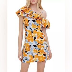 Vero Moda Nala Cotton One Shoulder Dress